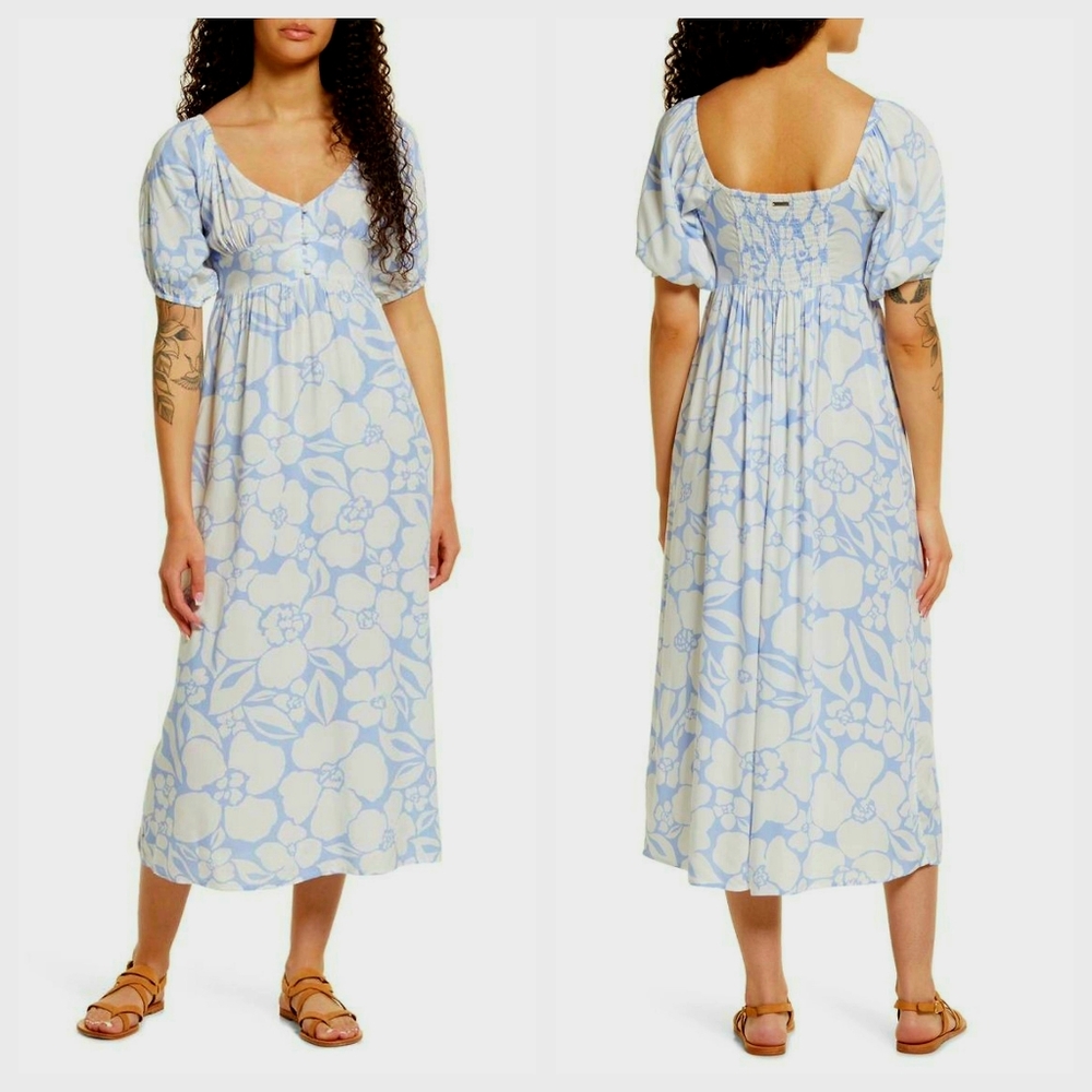 🌺 Billabong Sky Blue Salty Sea Dress